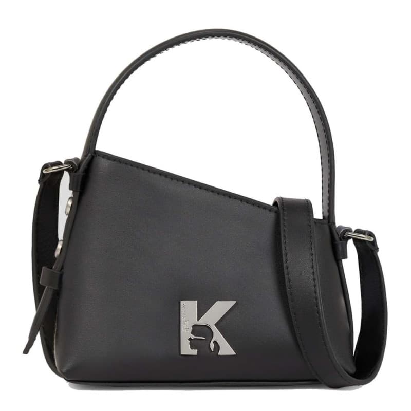 Mini Sac Cuir Noir KLJ Geo de Karl Lagerfeld Jeans - Image 1