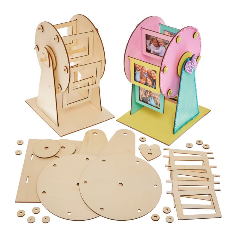 Kit Cadre Photo en Bois Grande Roue - Baker Ross - Image 1