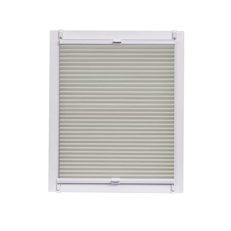 Store Plissé Nid d'Abeille Occultant Gris 105x150 cm - Image 1