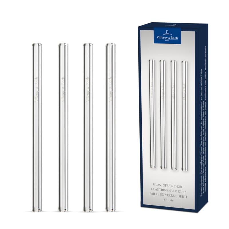 Ensemble de 4 pailles en verre Purismo - Villeroy & Boch - Image 1