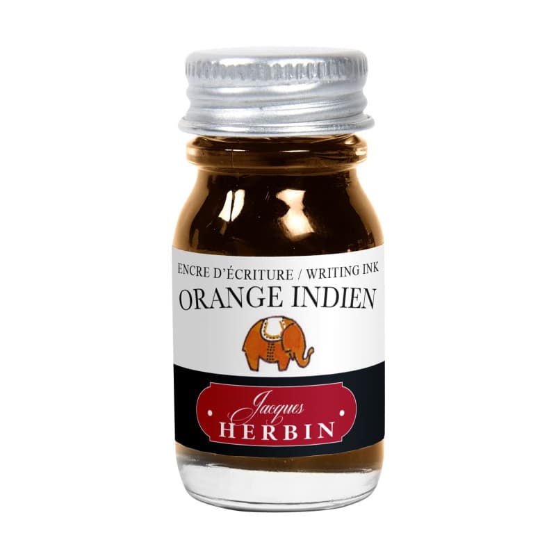 Encre d'écriture Jacques Herbin - Orange Indien 10 ml - Image 1