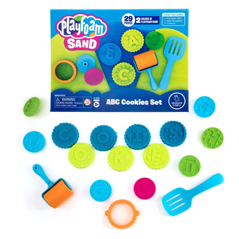 Set de Sable Playfoam ABC pour Apprendre l'Alphabet - Image 1