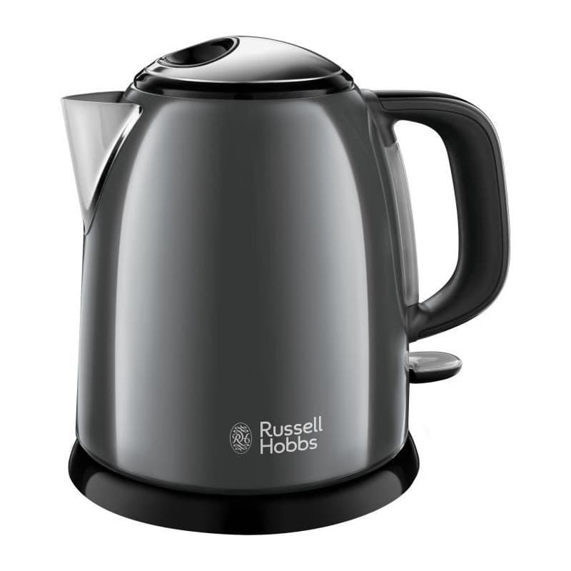 Russel Hobbs 24993-70 Bouilloire Compacte Colours Plus Capacité 1 L Filtre Anti-Calcaire Amovible Lavable - Gris - Image 1