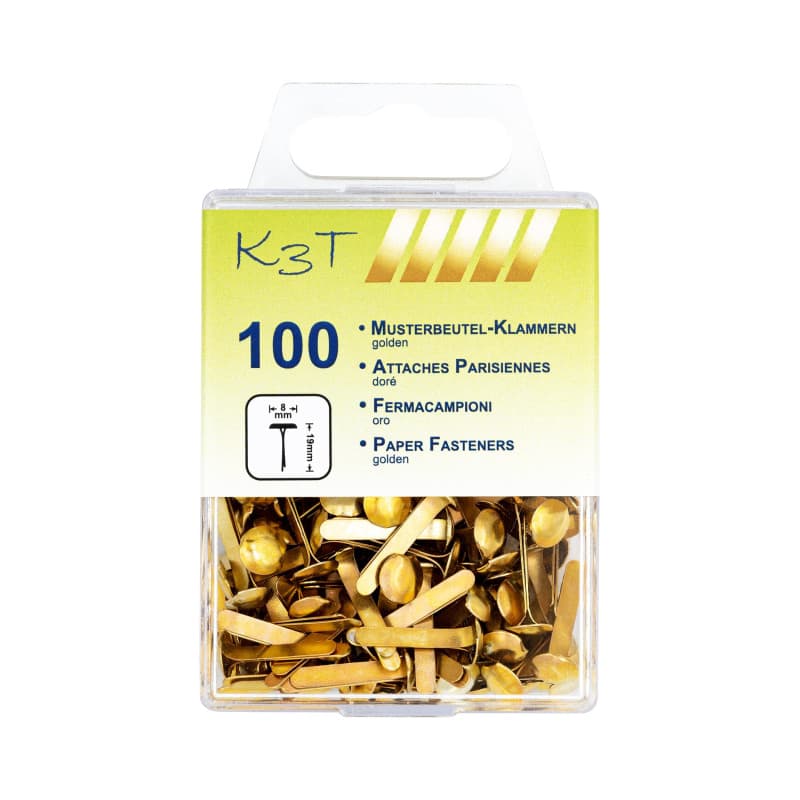 Lot de 100 Attaches en Laiton TSI pour Expositions - Image 1