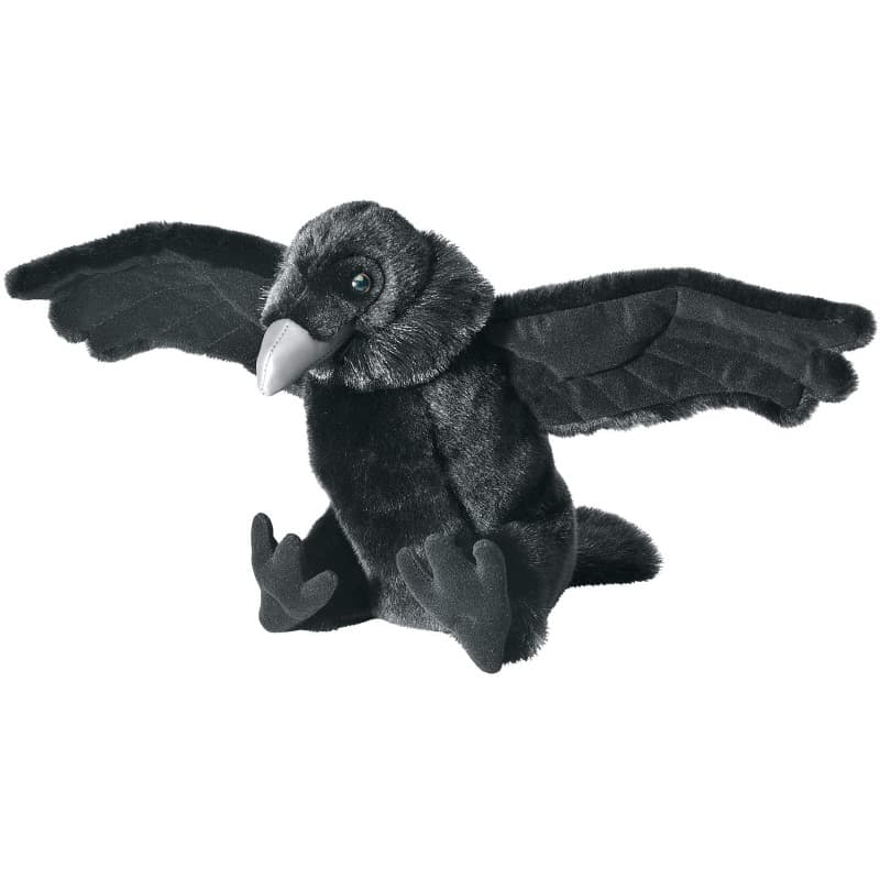 Peluche Corbeau Cuddlekins 30 cm - Douce et Écologique - Image 1