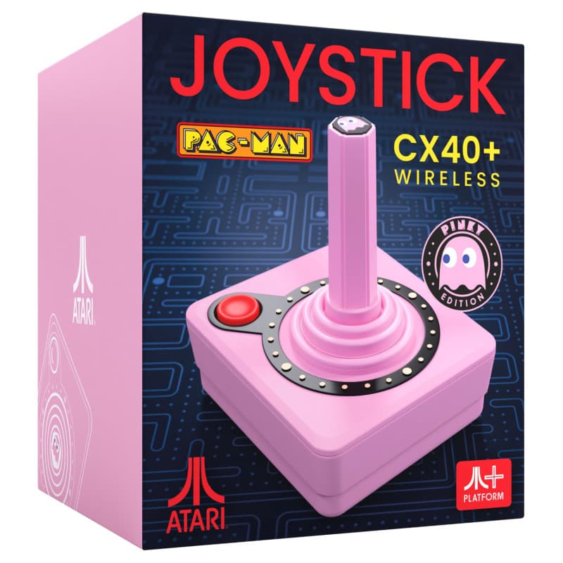 Joystick sans fil Pac-Man CX-40+ - Édition Rose - Image 1