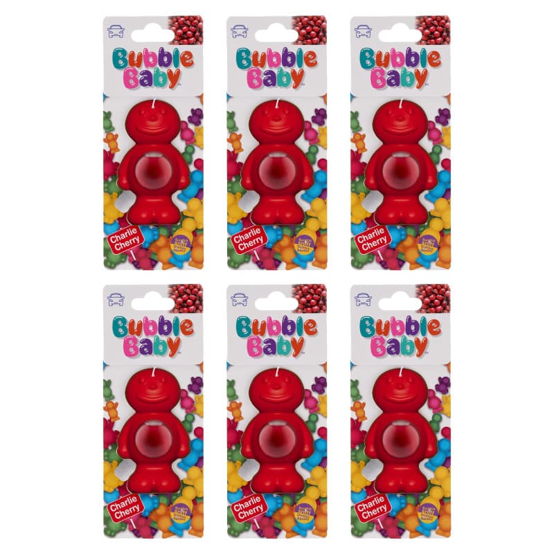 Désodorisants pour Voiture BUBBLEBABY Cerise - Lot de 6 - Image 1