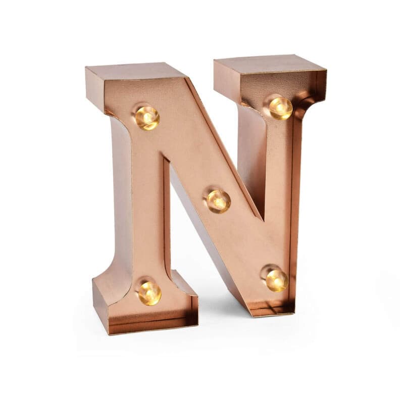 Lettre Lumineuse Décorative N - Legami - Image 1