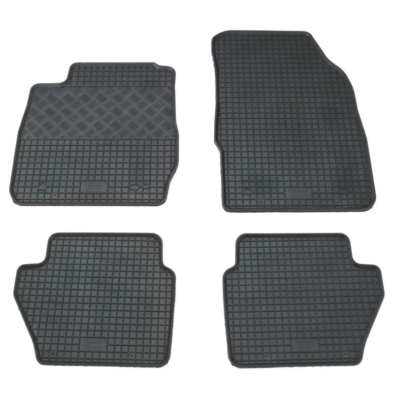 Tapis de Sol en Caoutchouc pour Ford Fiesta MK7 - Noir - Image 1