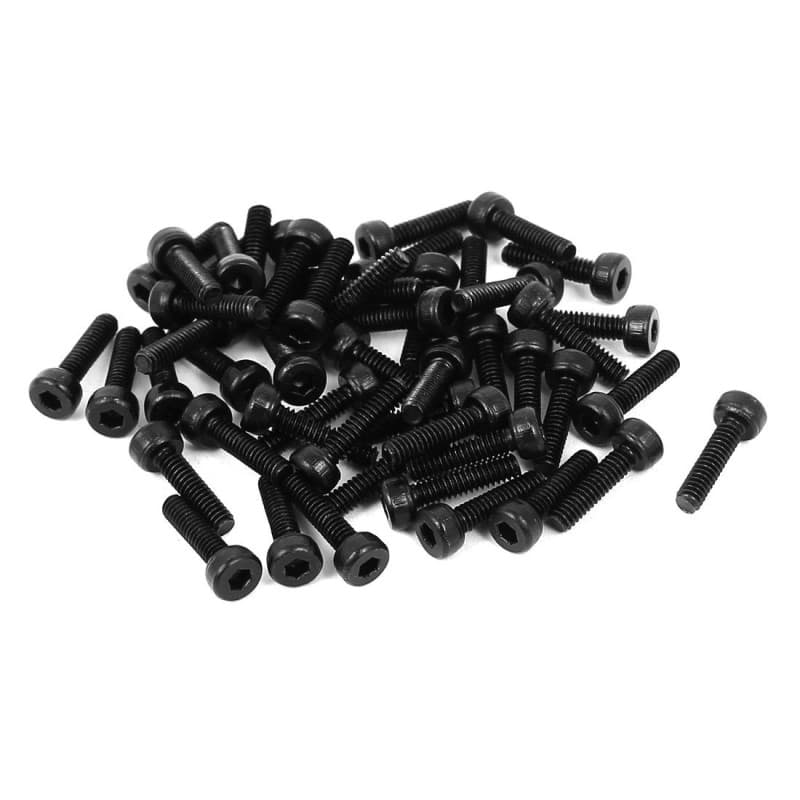 Vis Hexagonales M2 x 8 mm en Acier Alliés - 50 pièces - Image 1