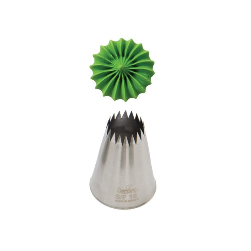 Douille Professionnelle en Inox Decora S/F18 - Argent - Image 1