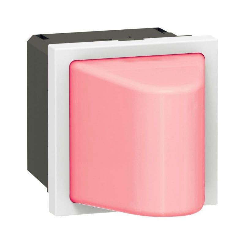 Hublot Rouge Legrand Mosaic 2 Modules 230V LED - Image 1