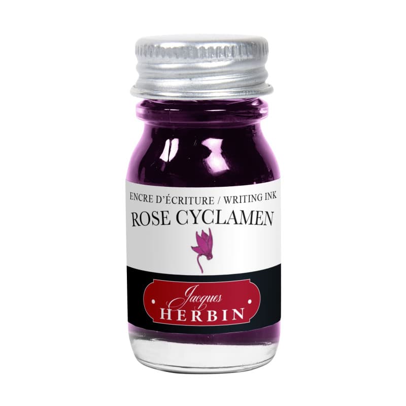 Flacon d'encre Rose Cyclamen 10 ml - Jacques Herbin - Image 1