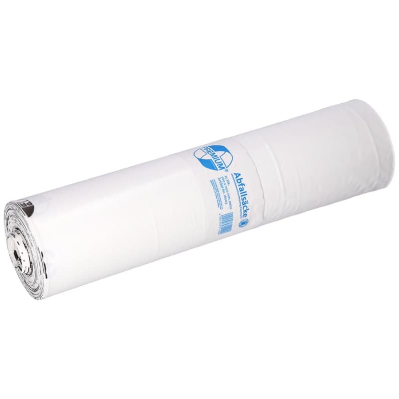 Sacs Poubelle Premium 120L Blanc - 25 Pièces Recyclés - Image 1