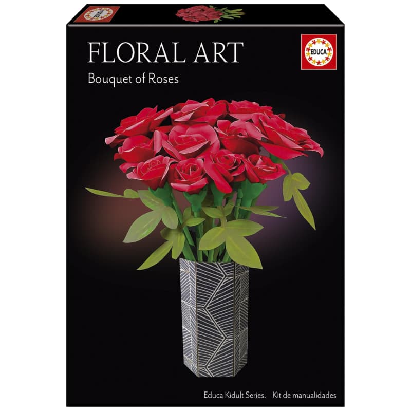 Kit Créatif Bouquet de Roses en Papier - Educa - Image 1