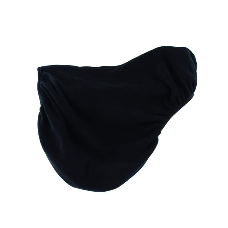 Housse de Selle en Polaire Noir - Protection et Confort - Image 1