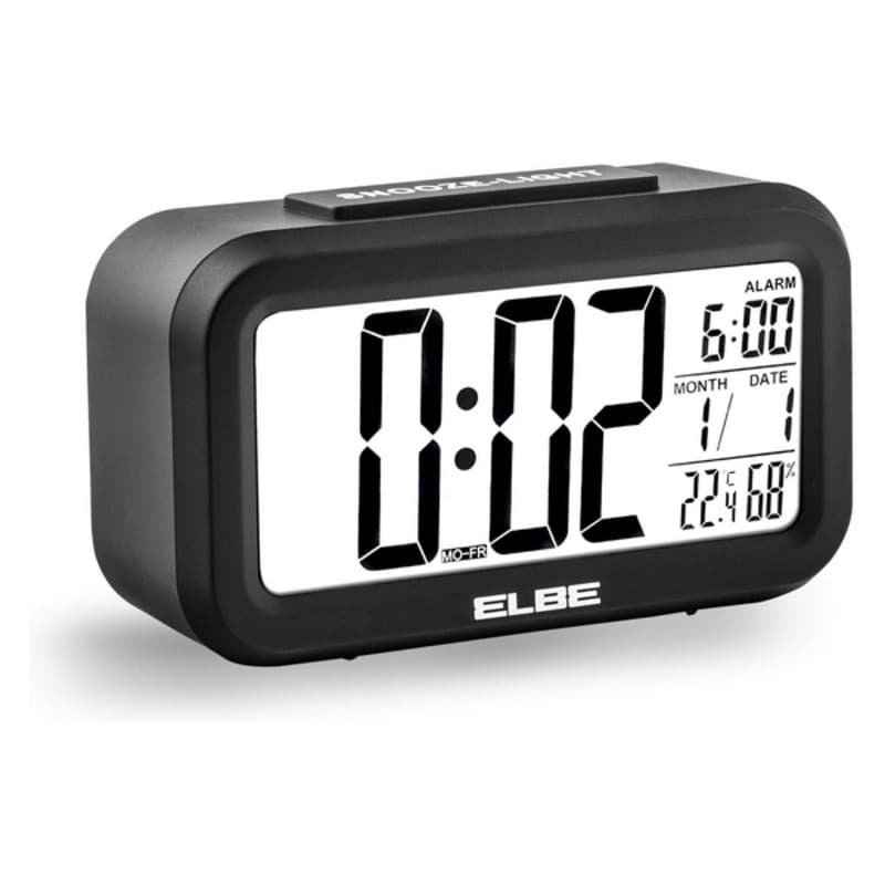 Réveil ELBE RD-668 LCD 4,4" Noir - Image 1