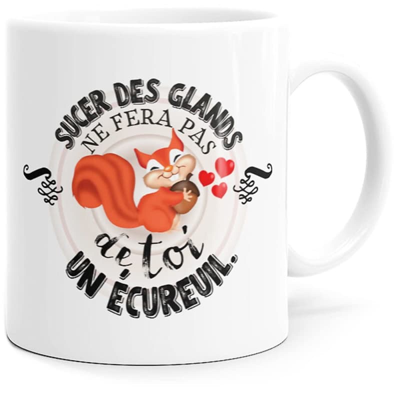 Mug Humoristique Sucer des Glands - Idée Cadeau Original - Image 1