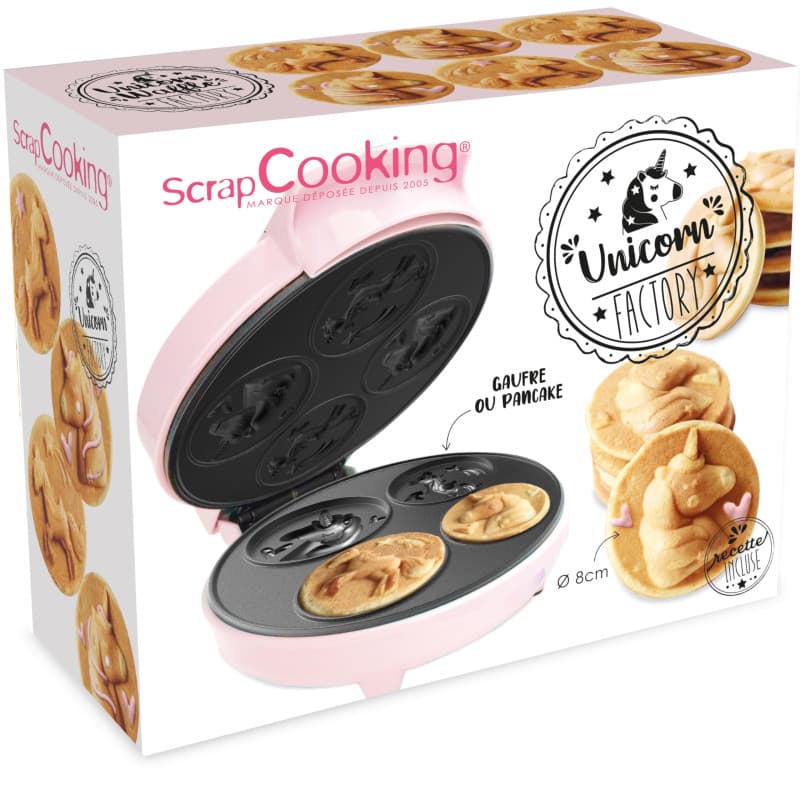 Machine à Gaufres et Pancakes Licorne - ScrapCooking - Image 1