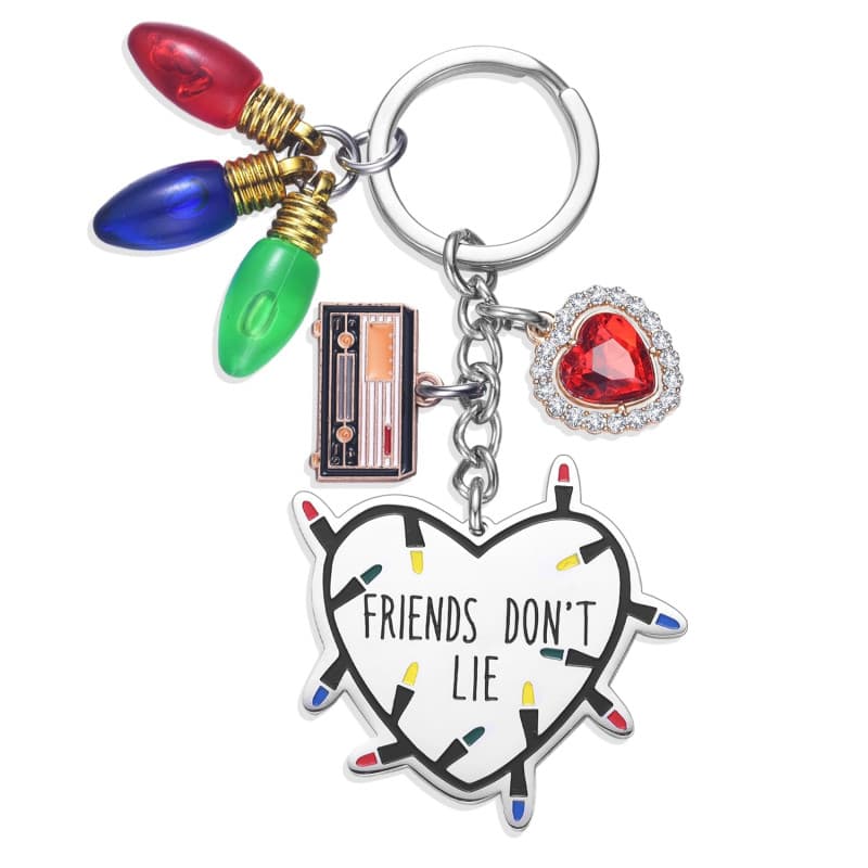 Porte-clés en Cœur Mizijia - Cadeau d'Amitié Élégant - Image 1