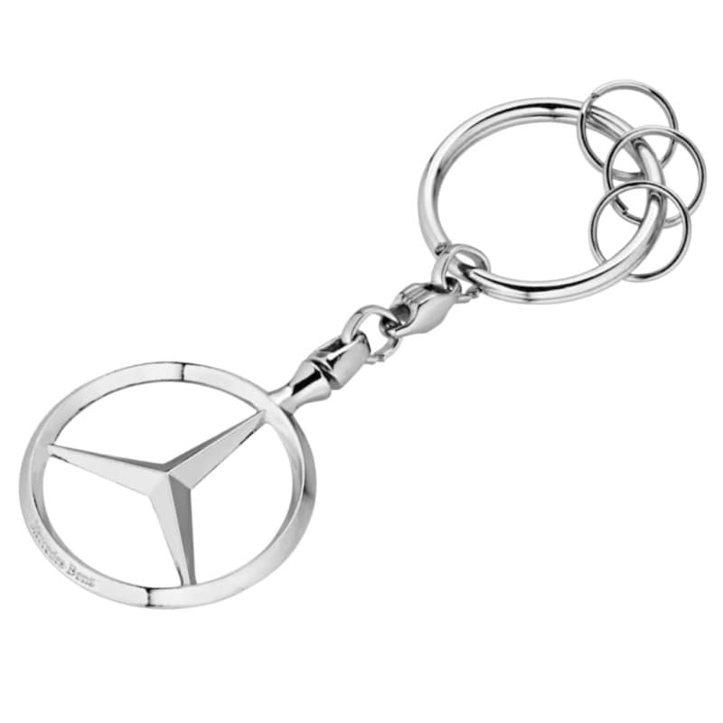 Porte-clés Étoile Mercedes-Benz Bruxelles en Zinc Poli - Image 1