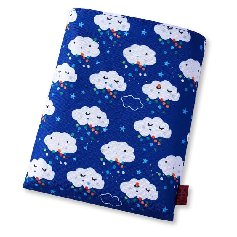 Couverture de Livre en Tissu Motifs Nuages - LParkin - Image 1