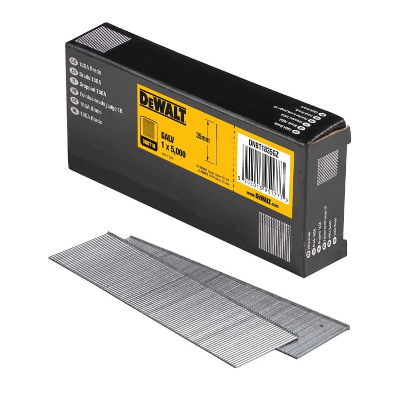 Vis Brad 1,25mm x 35mm 18GA Galvanisées - DEWALT - Image 1