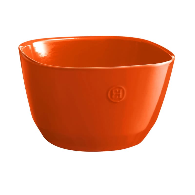 Saladier Emile Henry en Céramique Orange Toscane - 5,5L - Image 1