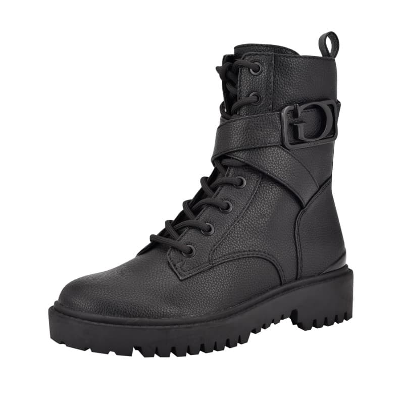 Bottines de Combat GUESS Gworana pour Femme - Noir - Image 1