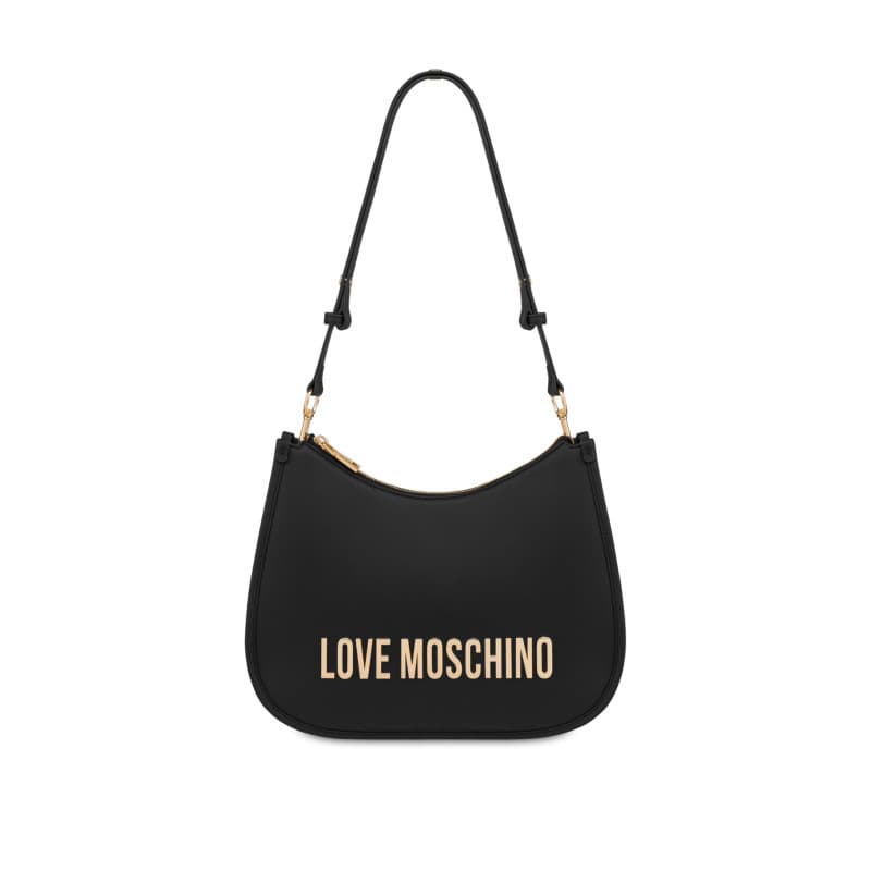 Sac à main Love Moschino en PU noir pour femmes - Image 1