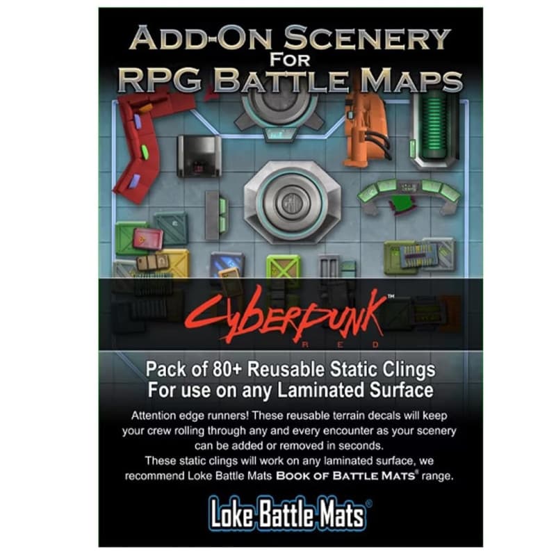 Loke BattleMats - Décors Cyberpunk pour Cartes RPG - Image 1