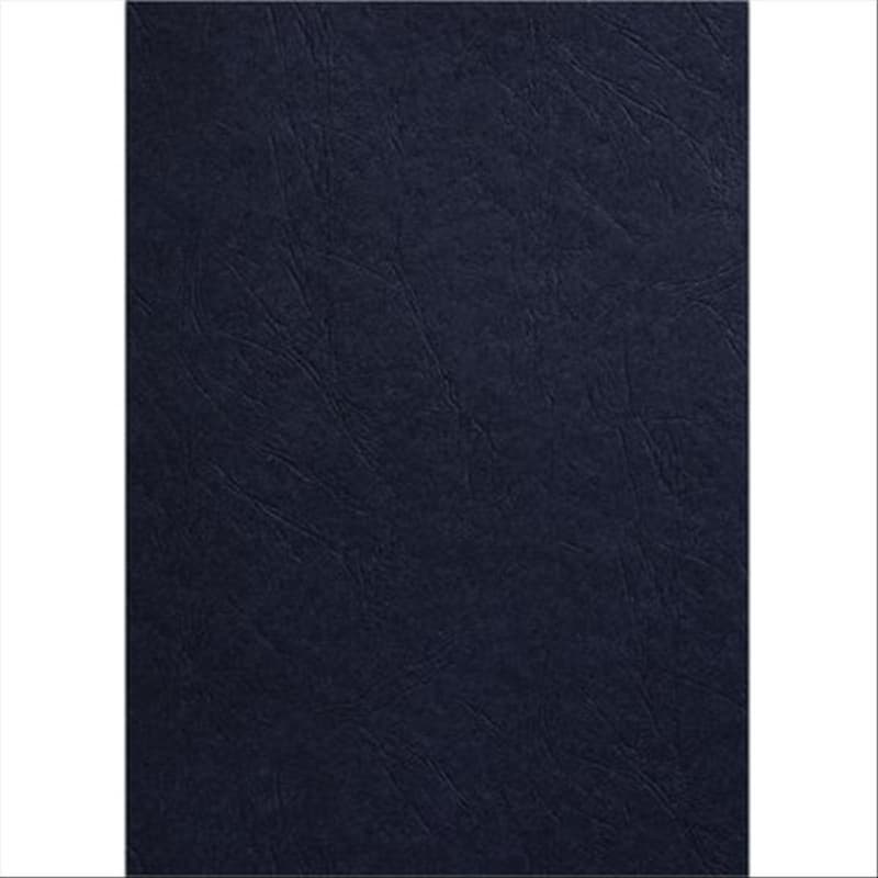 Couverture en Cuir Noir A3 GBC LeatherGrain 250 g/m2 - Image 1