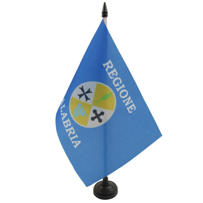 Drapeau de Table Calabre 21x14 cm - AZ FLAG - Image 1