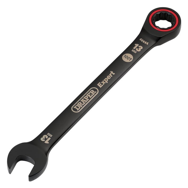 Clé Mixte à Cliquet Draper Expert HI-TORQ 13 mm Noir - Image 1