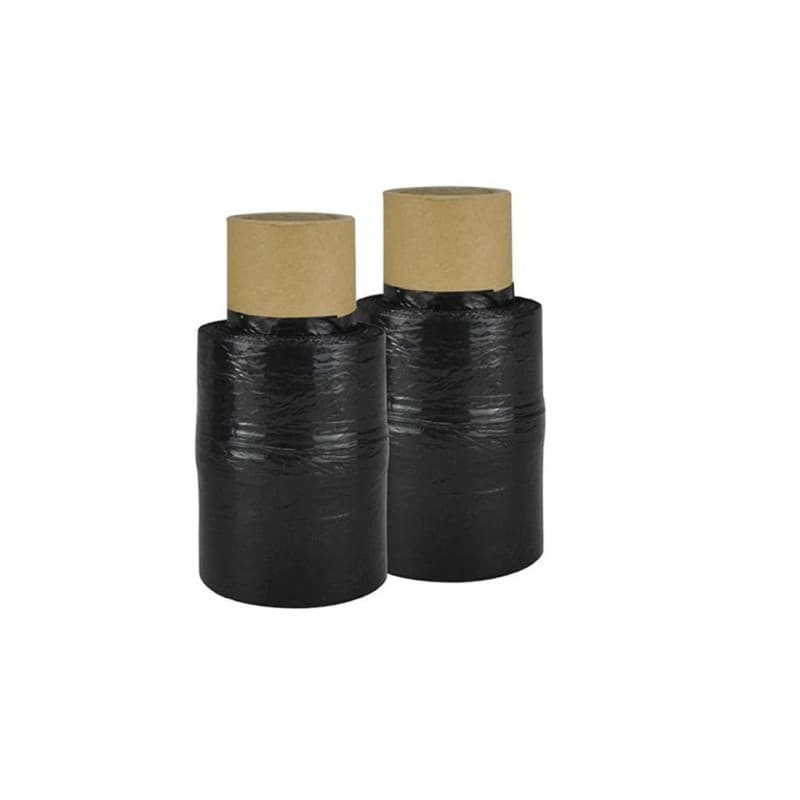 Film Noir d'Emballage DRW - 12 Bobines de 125 mm x 23 m - Image 1