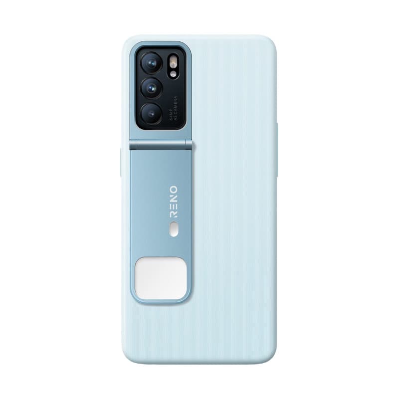 Coque Originale OPPO Reno 6 avec Fonction Flash - Bleu - Image 1