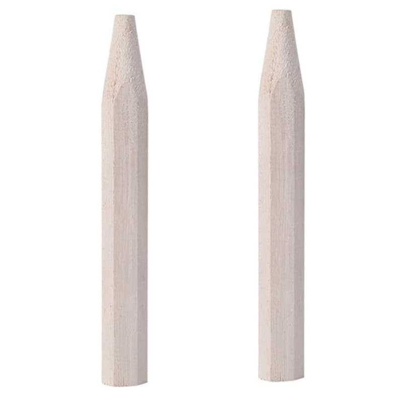 Poignées de Raquette de Badminton en Bois - 2 Pièces G6 - Image 1
