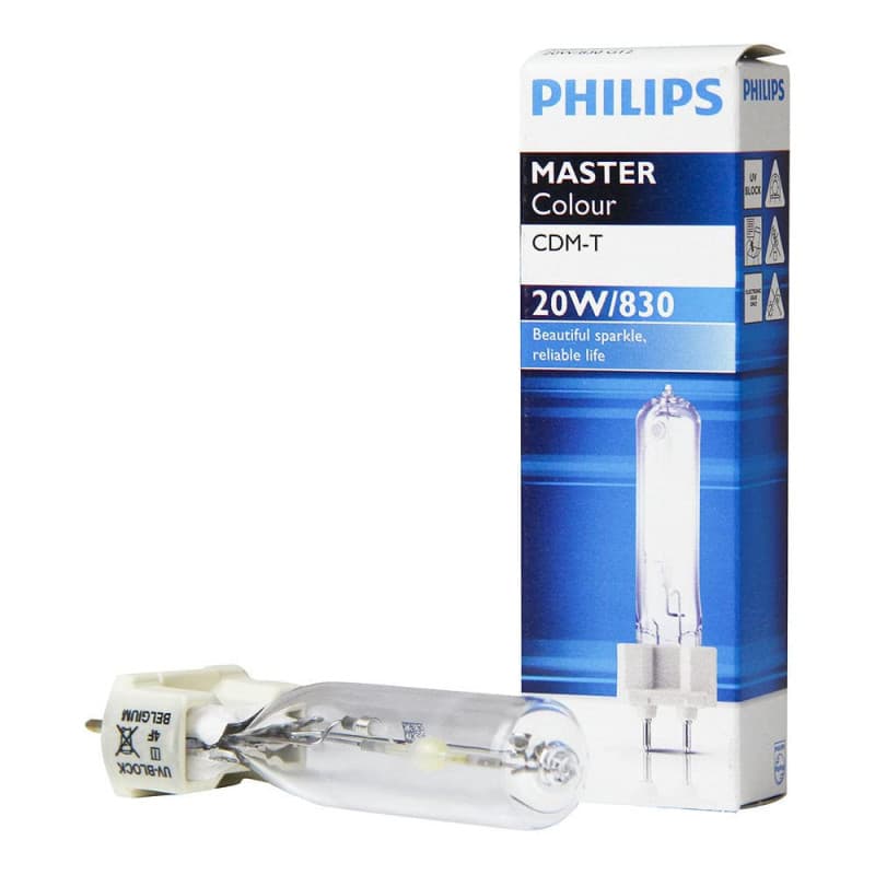 Lampe Tubulaire Philips MASTERC CDM-T 20W 3000K G12 - Image 1