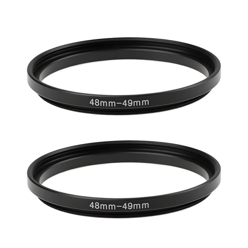 Adaptateurs de filtre d'objectif 48-49 mm - Lot de 2 - Image 1