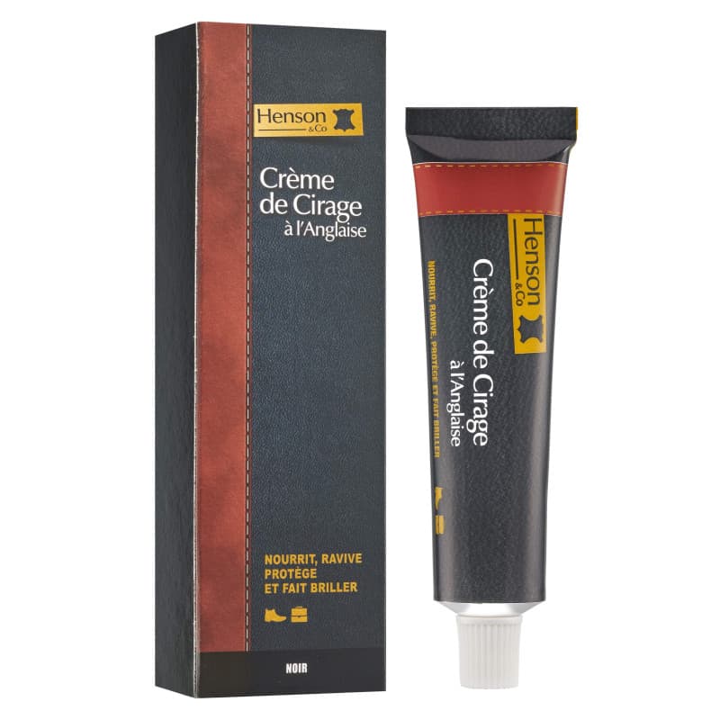 Crème de Cirage Noir à l'Anglaise - Résistante à l'Eau - Image 1