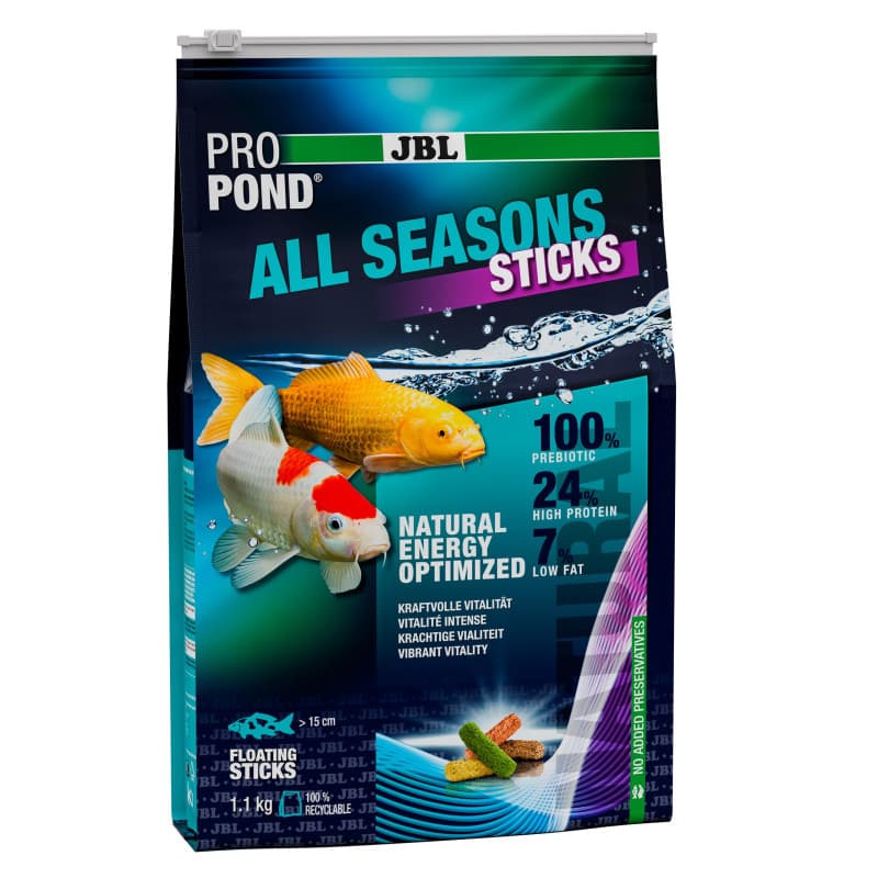 Bâtonnets JBL PROPOND All Seasons pour Poissons - 1,1kg - Image 1
