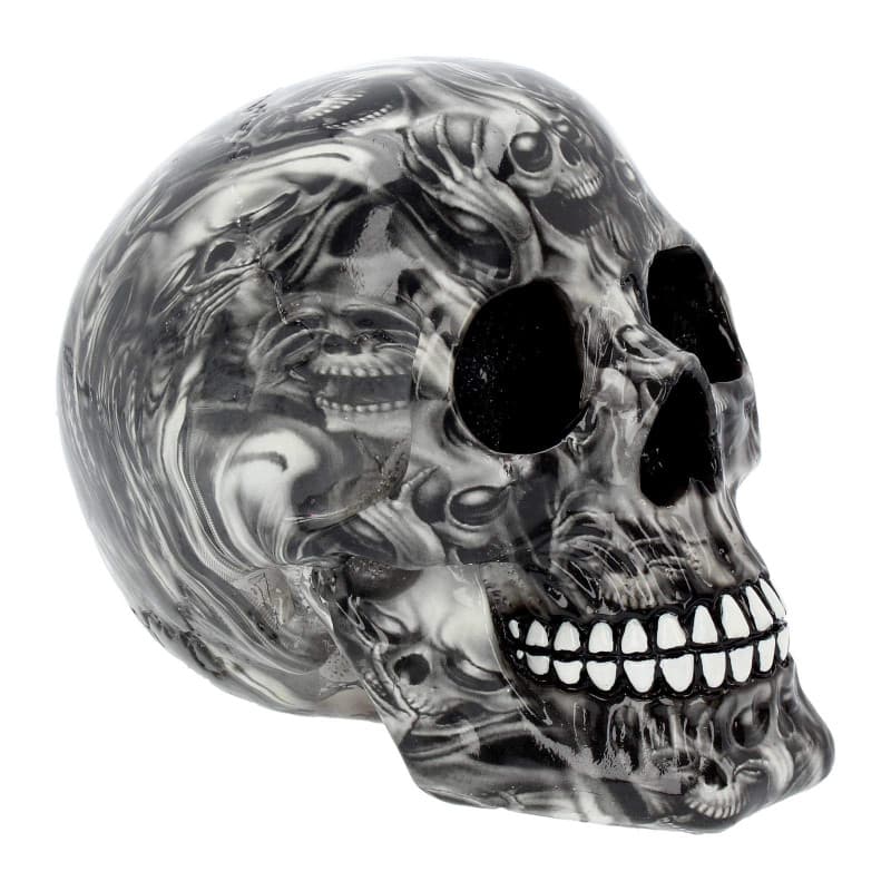 Figurine Crâne Souriant Soul Blanc 19 cm - Nemesis Now - Image 1