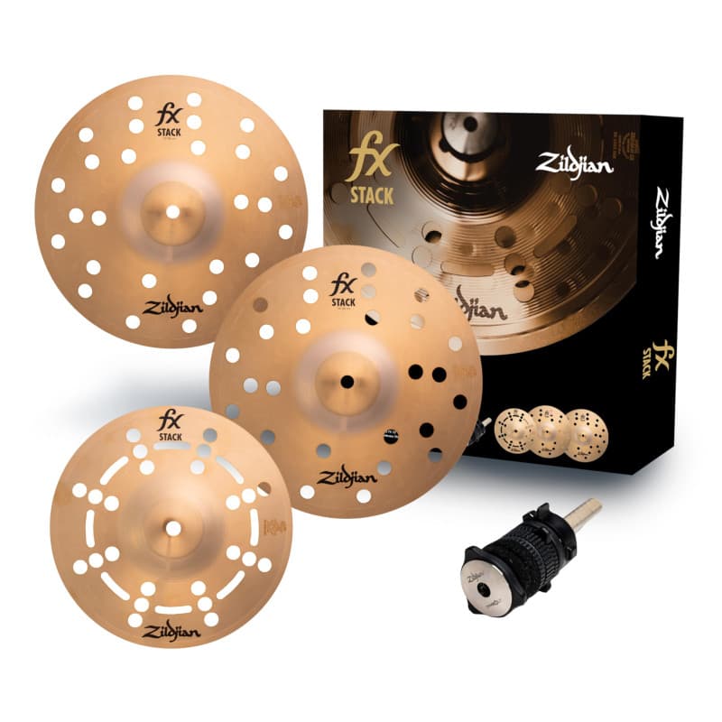 Zildjian FX Stack 10" - Ensemble de 3 Cymbales Innovantes - Image 1