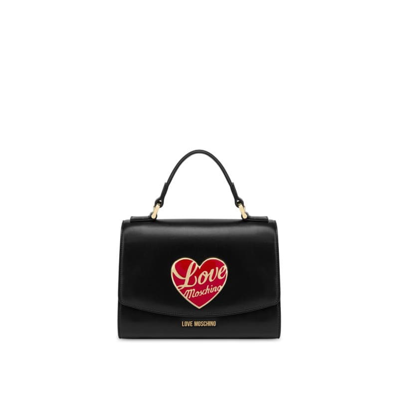 Sac à main Love Moschino en PU noir pour femmes - Image 1