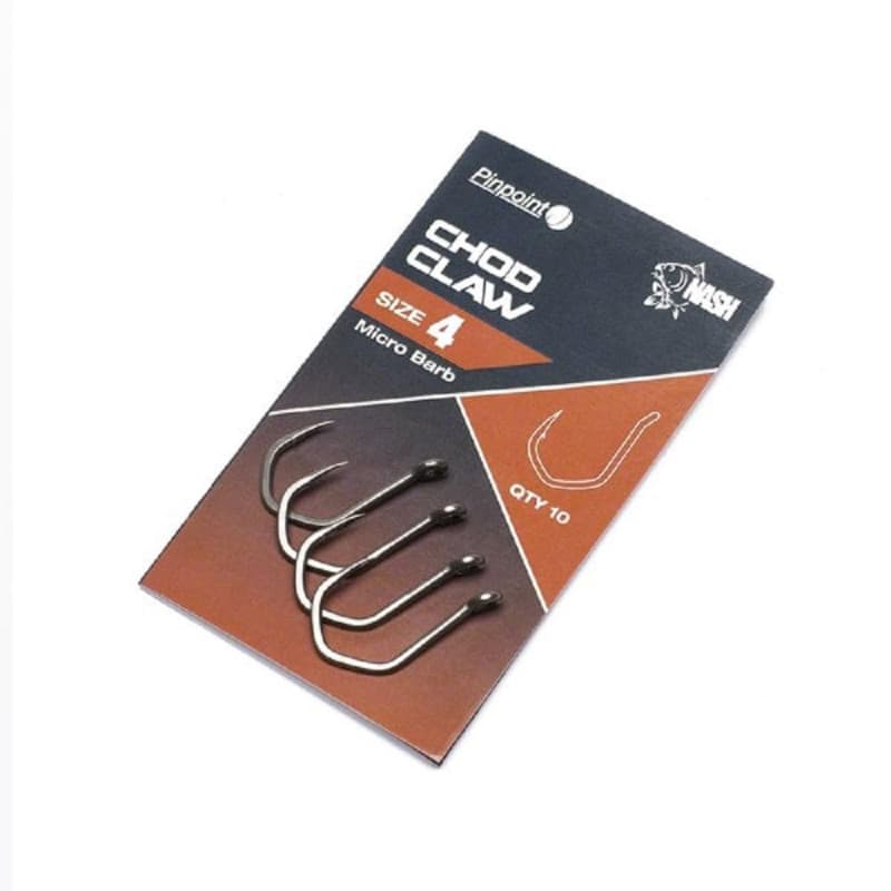 Nash Lot de 6 Hameçons TT Chod Claw pour Pêche - Image 1