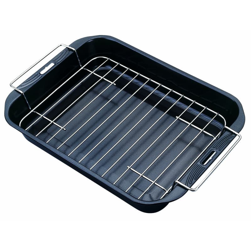 Plat à Four Profond Saphir avec Grille - 38 x 28 cm - Image 1