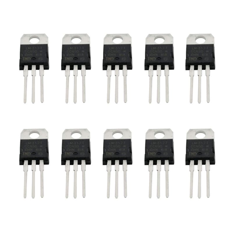Pack de 10 Régulateurs de Tension LM317T TO-220 1.5A - Image 1