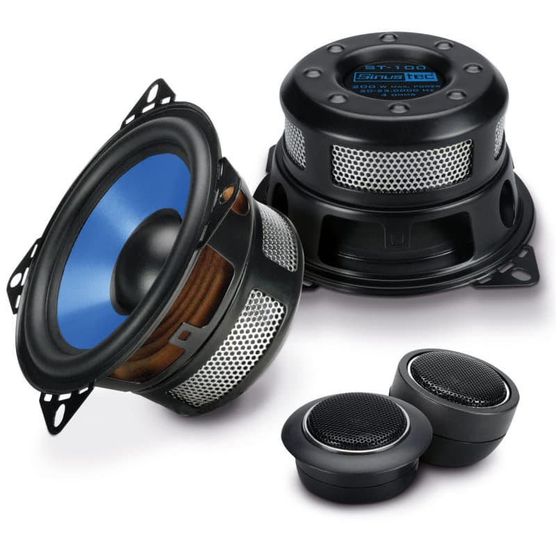 Enceintes 2 Voies Sinustec 10 cm pour Voiture - Image 1