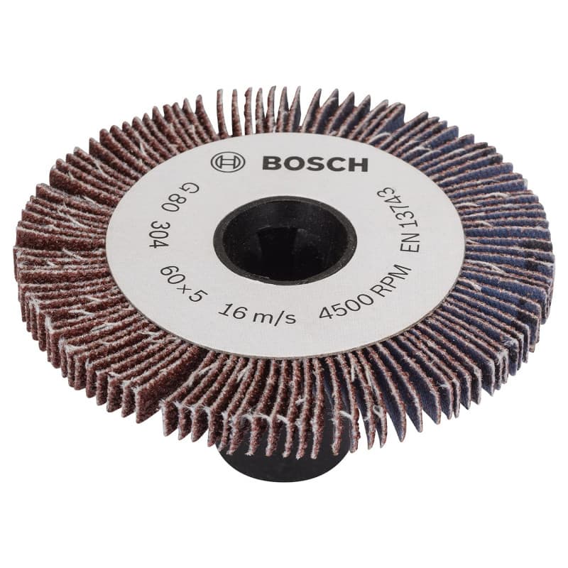 Rouleau à Lamelles Bosch 5 mm Grain 80 pour Meuleuse - Image 1