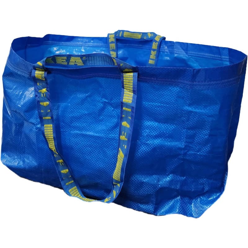 Lot de 2 Sacs de Courses IKEA FRAKTA - Grand Format Bleu - Image 1